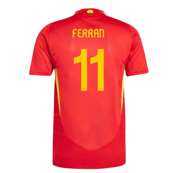 2024-2025 Spain Authentic Home Shirt (Ferran 11)-PitchVibe Kits